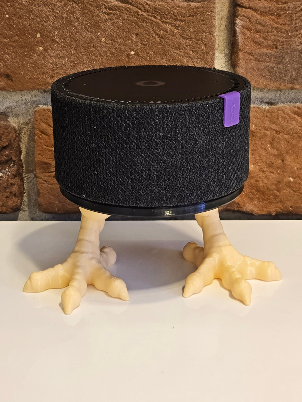 Шуточная подставка для Яндекс станции Мини1 (Яндекс-Алиса) 3D печать, черная