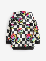 Толстовка с капюшоном для мальчика Next B72-462, Черный, Белый