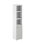 Шкаф узкий полуоткрытый SG.832.WH.SH СИГМА (SIGMA)