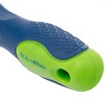 11871 Отвертка, SL6,0 х 100 мм, CrV, 2-х компонентная рукоятка Сибртех