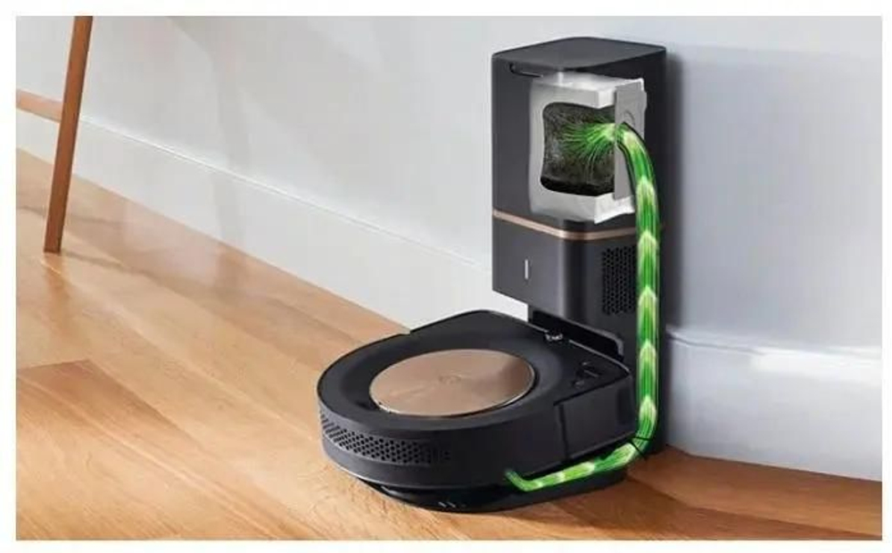 Робот-пылесос iRobot Roomba S9+, черный/черный [s955840plus_rnd]