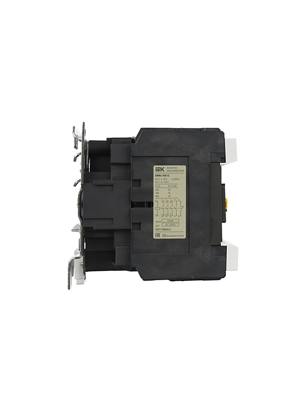 Контактор КМИе-49512 95А 230В/АС3 1НО 1НЗ GENERICA KKME41-095-230-11