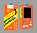 Кабель USB - TypeC DENMEN D47T 2.4A (черный) 1м