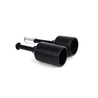 ETHIC Steel Pro Scooter Pegs (Black)