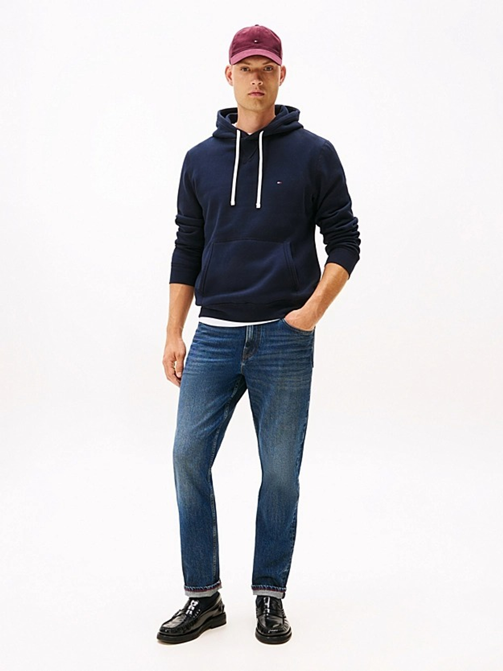 Толстовка мужская TOMMY HILFIGER ESSENTIAL TERRY HOOD