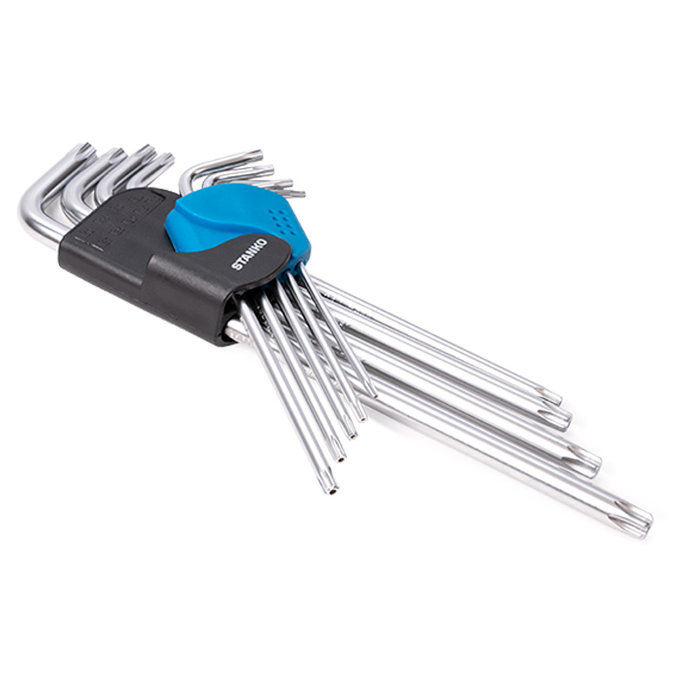 CS11129XL Набор угловых ключей Torx экстра длинных 9шт.