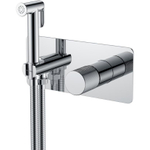 Гигиенический душ Boheme Stick 127-CRCR.4 со смесителем, С ВНУТРЕННЕЙ ЧАСТЬЮ, CHROME SPIRALE