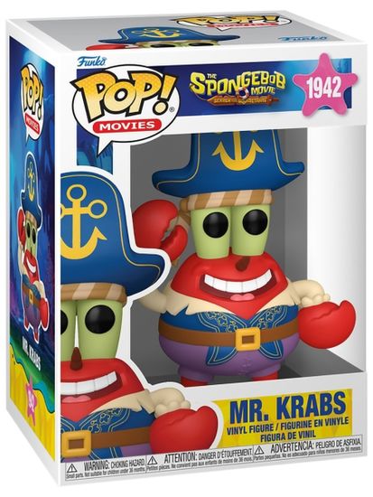 Фигурка Funko POP! Movies The SpongeBob Movie Mr. Krabs (1942) 86309 / Фигурка Фанко ПОП! по мотивам фильма "Губка Боб: В поисках квадратных штанов", Мистер Крабс