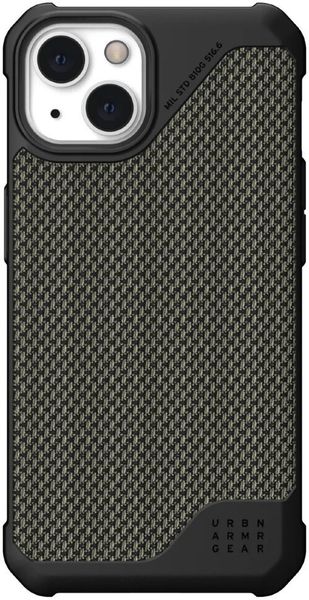 Чехол Uag Metropolis LT ткань Armortex для iPhone 13 6.1" оливковый (Kevlar-Olive) 11317O113972
