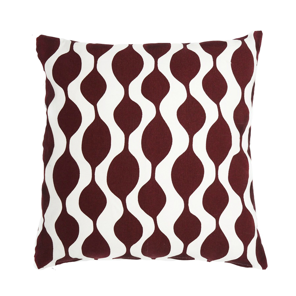 Чехол для подушки traffic, бордового цвета cuts&pieces, 45х45 см