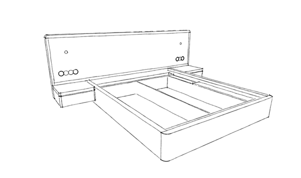 Кровать по индивидуальному проекту