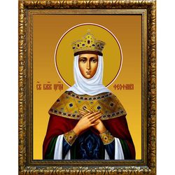 Феофания Византийская, блаженная императрица. Икона на холсте.