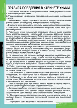 Основы химических знаний. Правила проведения лабораторных работ