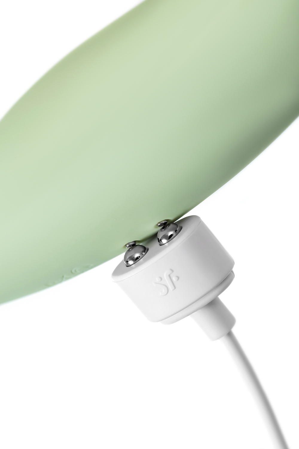 Вакуум-волновой бесконтактный стимулятор клитора Satisfyer Twirling Pro, силикон, зеленый