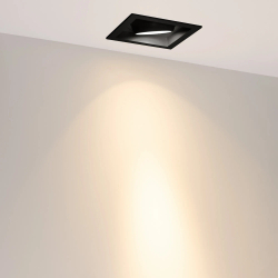 Светильник MS-VORTEX-BUILT-S140x140-30W Warm3000 (BK-BK, 17 deg, 230V) (Arlight, IP20 Металл, 5 лет) 058368