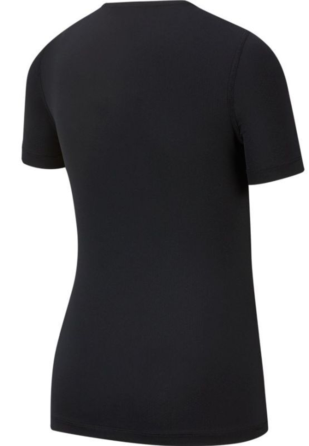 Футболка для девочки теннисная Nike Pro Top SS - black/white
