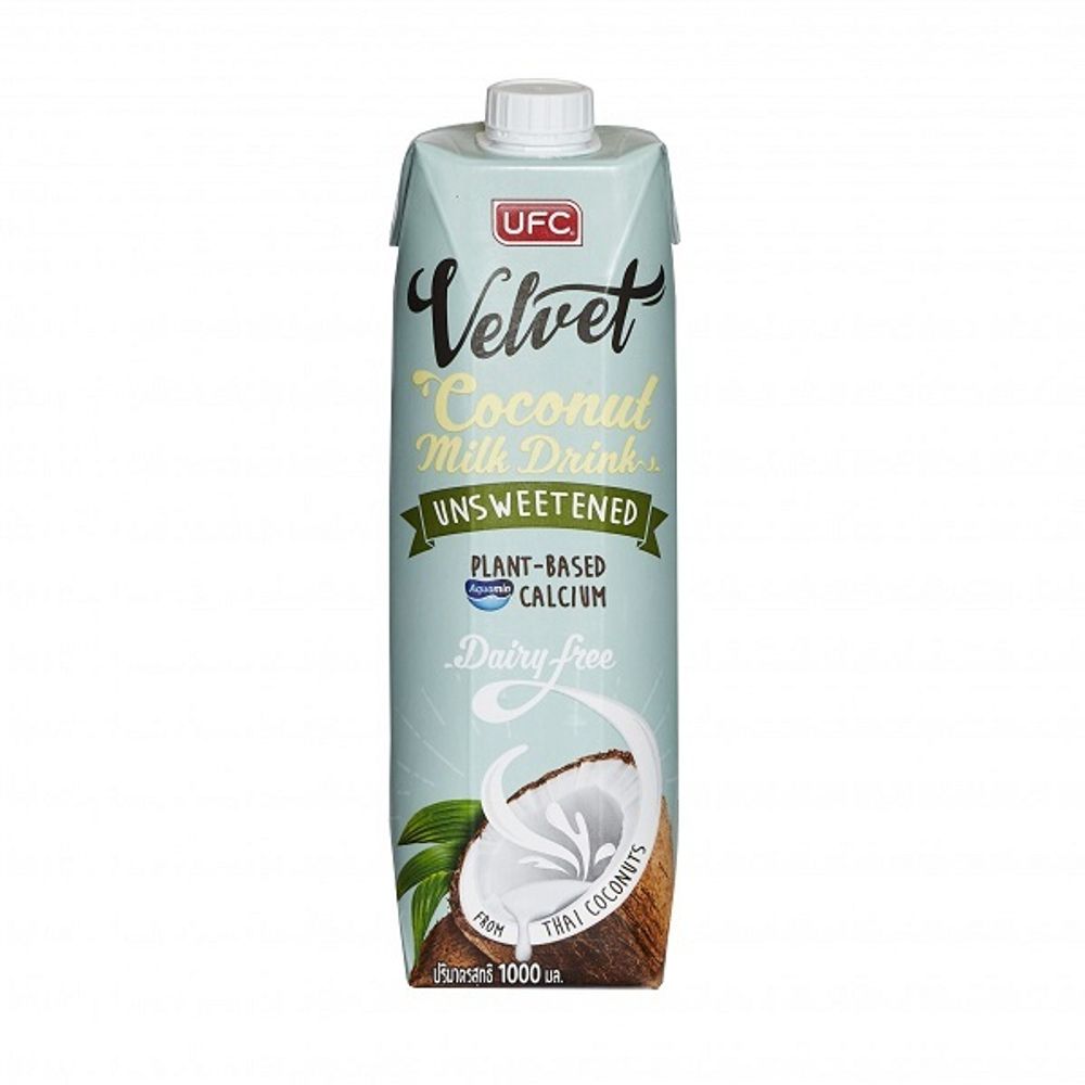 Кокосовый молочный напиток без сахара UFC Velvet Coconut Milk Drink Unsweetened 1000 мл