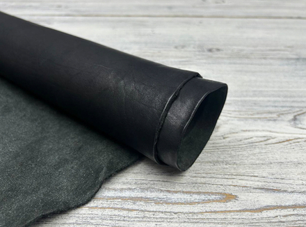 Etrusco Volanato Nero (1,6-1,8 мм), цв. Черный, натуральная кожа