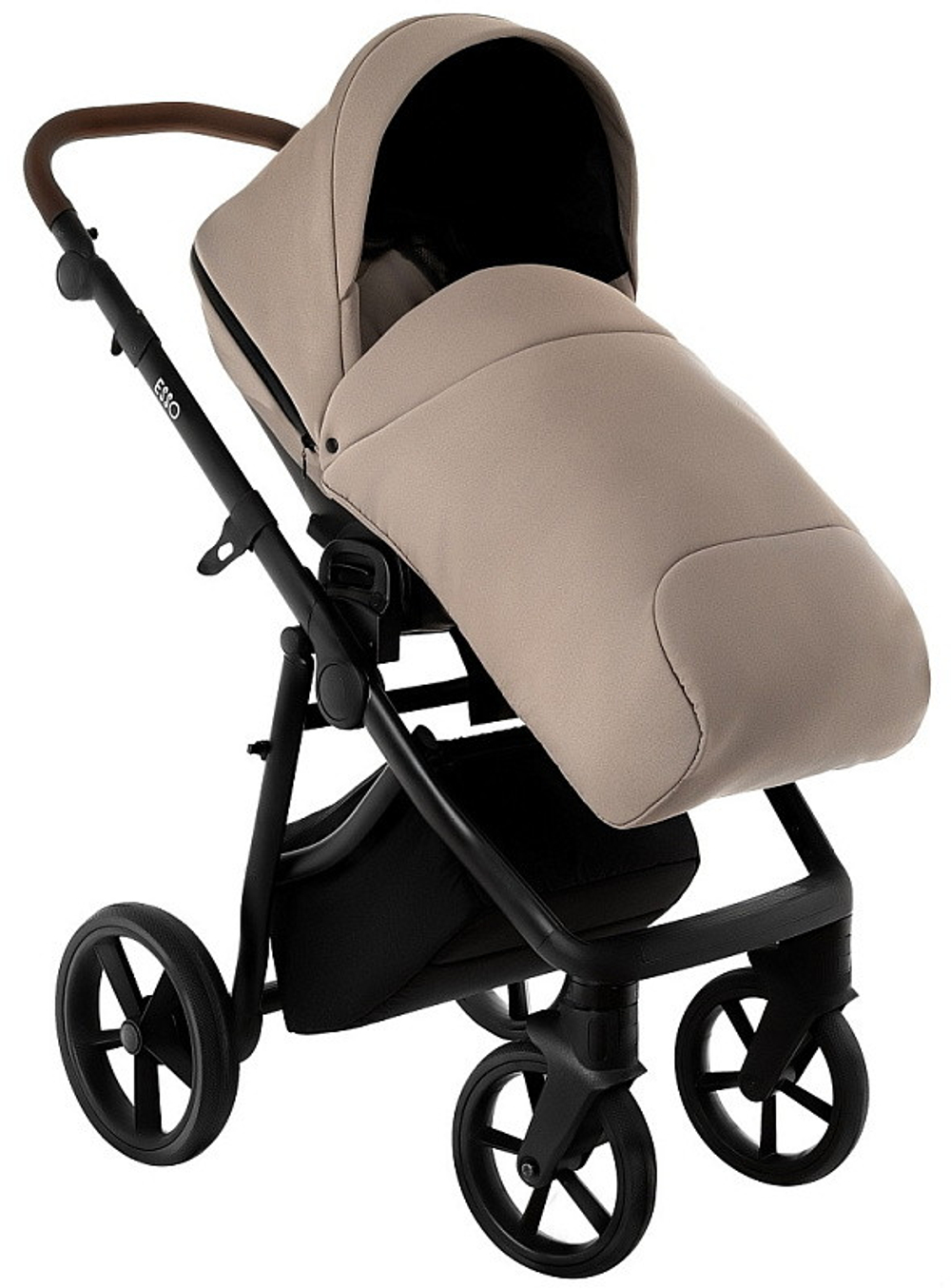 Детская коляска Roan Esso 3 в 1 с автокреслом Tutis Elo Lux EduSky Black ESS110/1 Hazel/Black