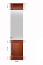 Пилястра в сборе завершающая «Президент Стандарт»