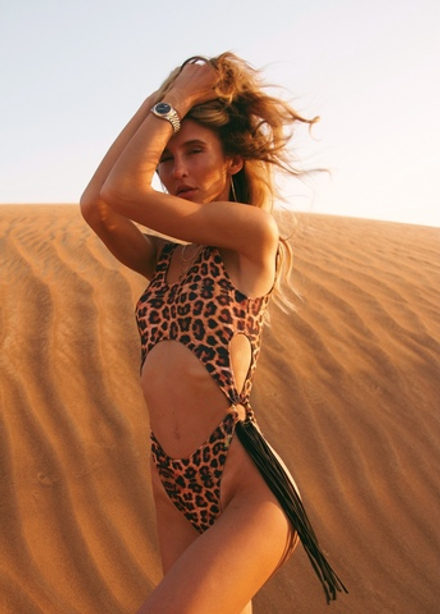 Купальник Юникорн Леопард