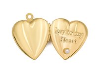 Подвеска-кулон с секретом, "Сердце" 22,5мм