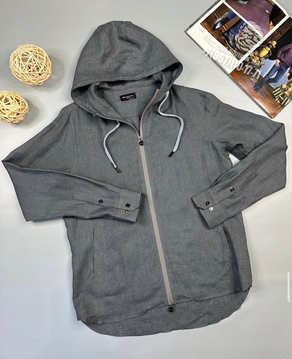 Рубашка с капюшоном Kiton