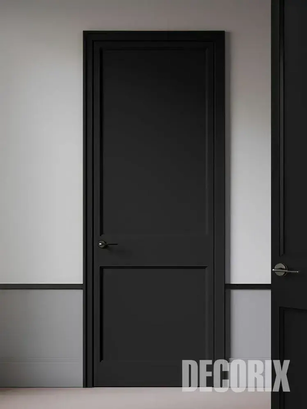 Грунтовка черная в баллончике матовая акриловая - аэрозольный грунт Decorix объем 520 мл