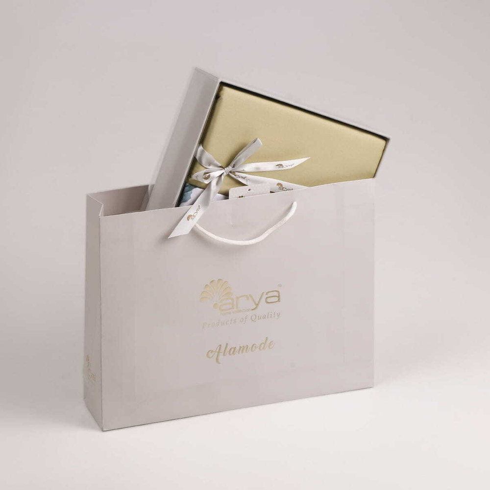 Постельное белье 2 спальное евро Arya home Alamode Miri