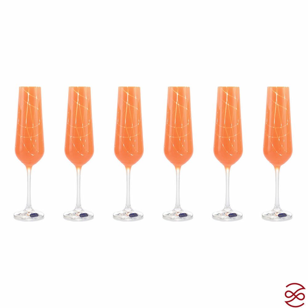 Набор фужеров Crystalex Bohemia Sandra 200 мл (6 шт)