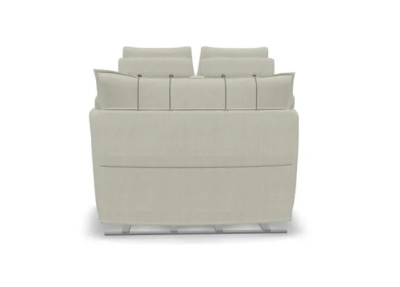 Раскладывающееся кресло-качалка Nadia XL, Bar - Anthracite, ткань Axis S.6