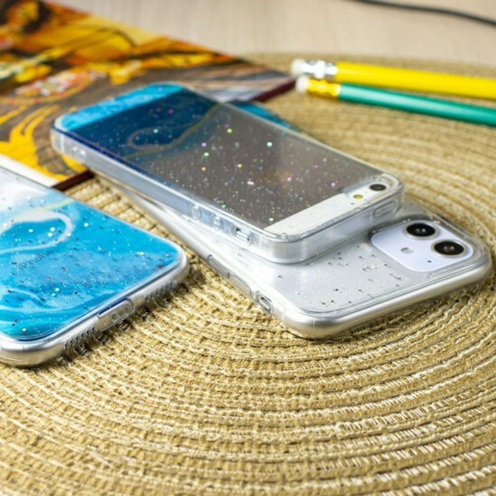 Силиконовый чехол Акварель для iPhone 12, 011856