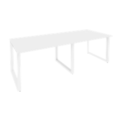 Onix Стол переговорный O.MO-PRG-2.2 Белый Бриллиант/Металл Белый 2360*980*750