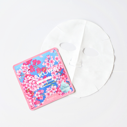 Тканевая маска для лица с растительными стволовыми клетками сакуры Ryu Spa Botanical Sakura Face Sheet Mask