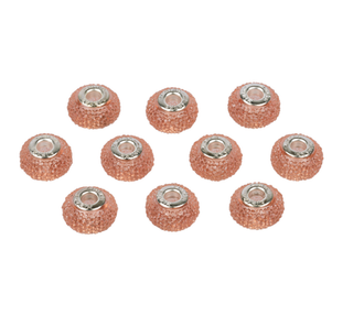 Бусина "Zlatka" из смолы полиэтиленполиамин RFB-16 16 мм 10 шт №03 розовый