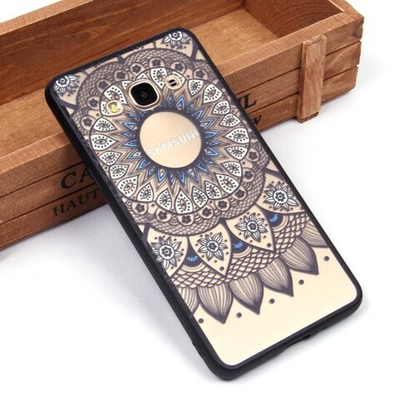 Чехол Кружево для Samsung Galaxy J3 Pro, 003571