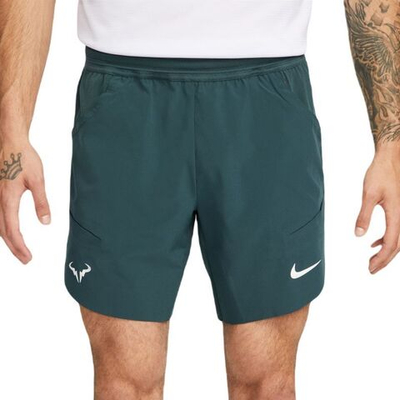 Мужские теннисные шорты Nike Dri-Fit Rafa Short - deep jungle/lime ice/white