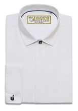 Белая рубашка с планкой TSAREVICH