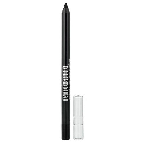 Maybelline, Tato Studio, подводка для глаз, легкосмываемый гелевой карандаш, водостойкий, оттенок 900 Deep Onyx, 1,2 г (0,04 унции)