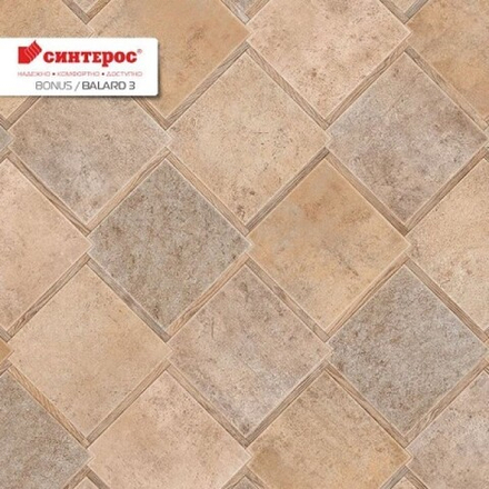 Линолеум Синтерос BONUS BALARD 3, Ширина рулона: 3,5м