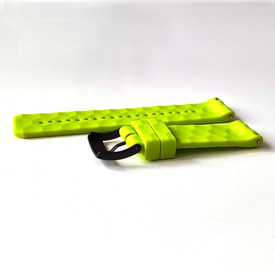 Ремешок Ranger 24 мм для Suunto 9 Baro, Suunto 7, Suunto Spartan Sport силиконовый быстросъемный (Лайм)