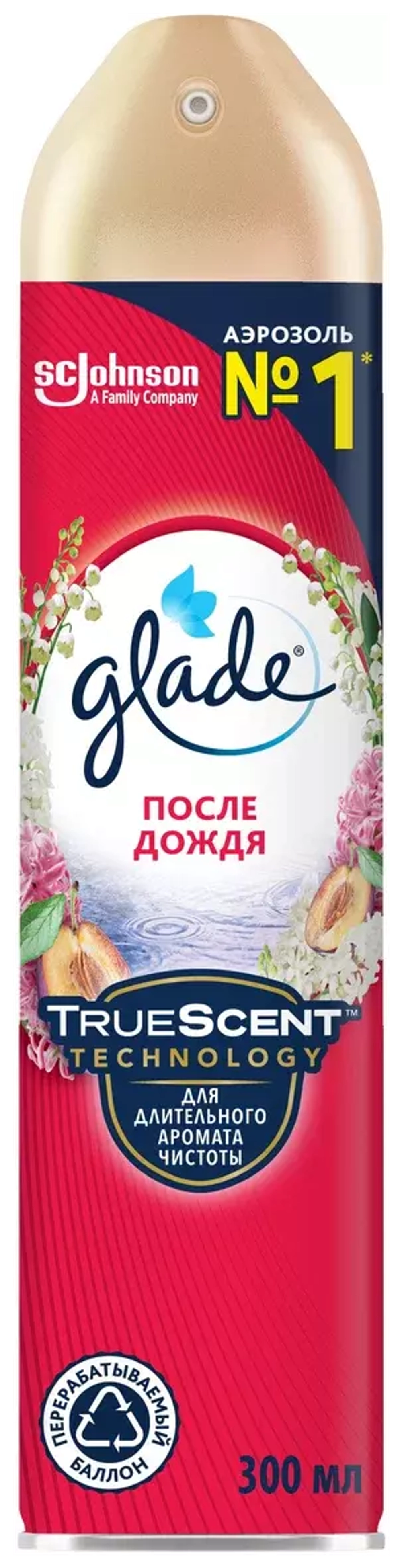 Glade освежитель воздуха После дождя, 300 мл