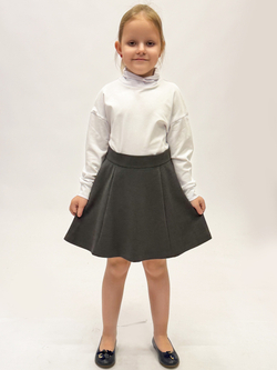 Блузка трикотажная школьная для девочки 7-10 лет