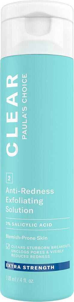 Clear Extra Strength Anti-Redness Exfoliating Solution 2% BHA