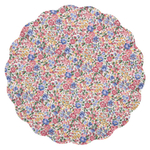 Тарелка большая многоразовая "Liberty of London" 1 шт. (диам. 25см) розово-синий принт