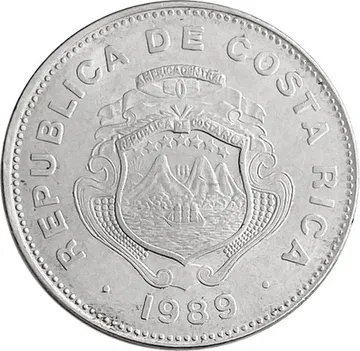 1 колон 1989 Коста-Рика