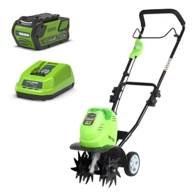 Культиватор аккумуляторный Greenworks G40TLK6 (1 x 6 Ач, ЗУ) 27087UF
