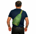 Тактическая сумка через плечо (олива)