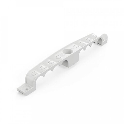 Держатель труб для прямого монтажа двусторонний на 8 мест серый d16 (25шт/150шт уп/кор) Промрукав