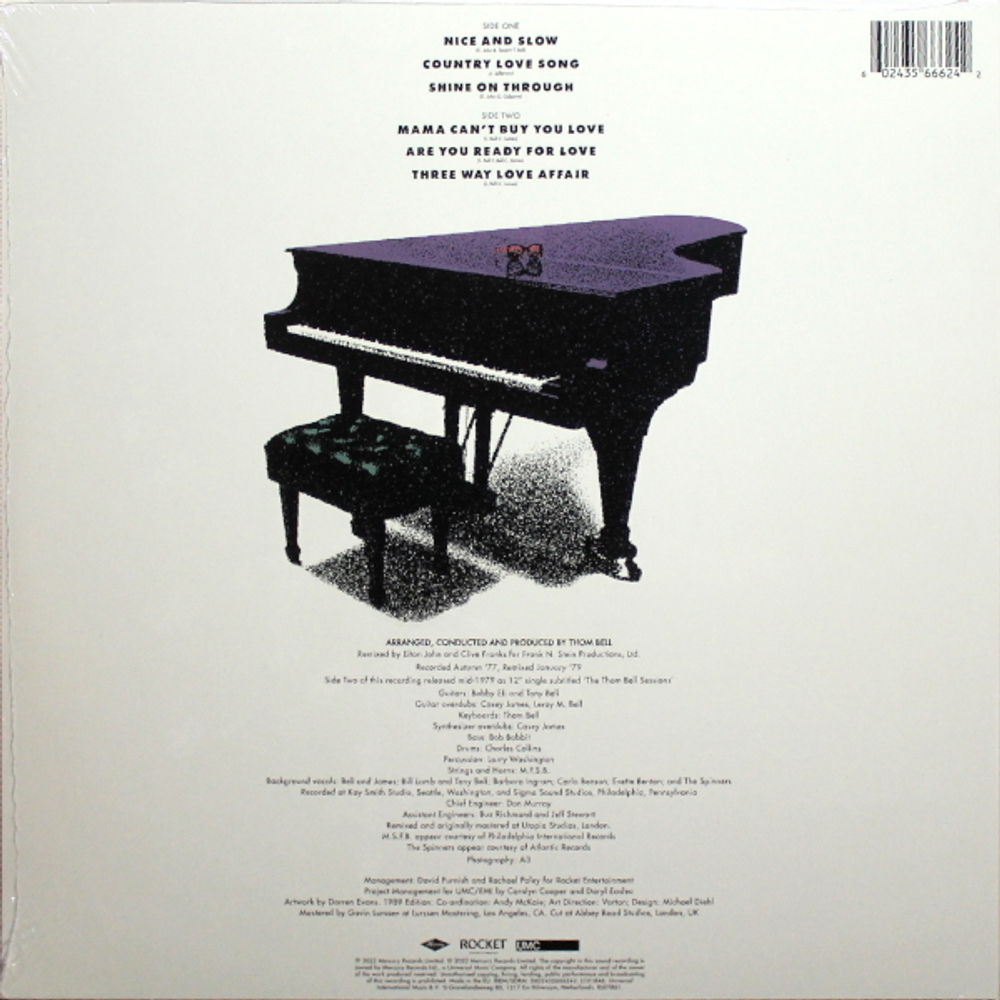 Elton John / The Complete Thom Bell Sessions (Limited Edition)(Coloured Vinyl)(12" Vinyl EP)
